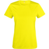 CLIQUE Basic Active Sportshirt Damen 11 - neongelb L von CLIQUE