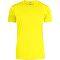 CLIQUE Basic Active Sportshirt Herren 11 - neongelb XL von CLIQUE