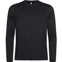 CLIQUE Basic Active langarm Sportshirt Herren 99 - schwarz M von CLIQUE