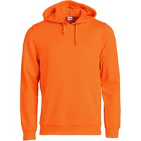 CLIQUE Basic Hoodie 170 - visibility orange S von CLIQUE