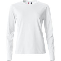 CLIQUE Basic Langarmshirt Damen 00 - weiß XL von CLIQUE