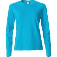 CLIQUE Basic Langarmshirt Damen 54 - türkis XL von CLIQUE