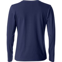 CLIQUE Basic Langarmshirt Damen 580 - dunkelblau M von CLIQUE