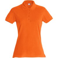 CLIQUE Basic Poloshirt Damen 18 - blutorange L von CLIQUE