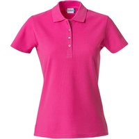CLIQUE Basic Poloshirt Damen 300 - pink L von CLIQUE