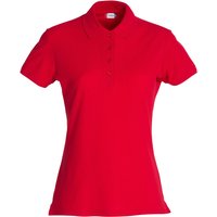 CLIQUE Basic Poloshirt Damen 35 - rot XS von CLIQUE