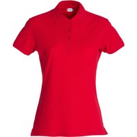 CLIQUE Basic Poloshirt Damen 35 - rot XXL von CLIQUE