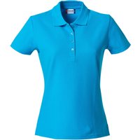 CLIQUE Basic Poloshirt Damen 54 - türkis L von CLIQUE