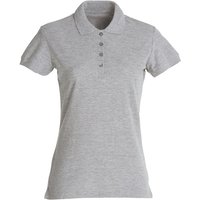 CLIQUE Basic Poloshirt Damen 95 - grau meliert XL von CLIQUE