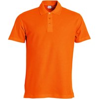 CLIQUE Basic Poloshirt Herren 18 - blutorange XS von CLIQUE