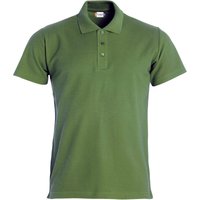 CLIQUE Basic Poloshirt Herren 71 - army grün XS von CLIQUE