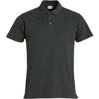 CLIQUE Basic Poloshirt Herren 955 - anthrazit meliert S von CLIQUE