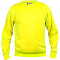 CLIQUE Basic Roundneck Sweatshirt 11 - visibility gelb XS von CLIQUE