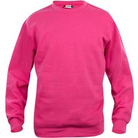 CLIQUE Basic Roundneck Sweatshirt 300 - pink 3XL von CLIQUE