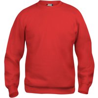 CLIQUE Basic Roundneck Sweatshirt 35 - rot S von CLIQUE