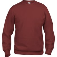CLIQUE Basic Roundneck Sweatshirt 38 - bordeaux XXL von CLIQUE