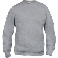 CLIQUE Basic Roundneck Sweatshirt 95 - grau meliert L von CLIQUE