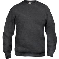 CLIQUE Basic Roundneck Sweatshirt 955 - anthrazit meliert L von CLIQUE