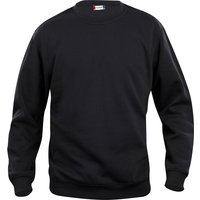 CLIQUE Basic Roundneck Sweatshirt 99 - schwarz 4XL von CLIQUE