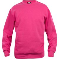 CLIQUE Basic Roundneck Sweatshirt Kinder 300 - pink 160 cm von CLIQUE