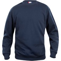 CLIQUE Basic Roundneck Sweatshirt Kinder 580 - dunkelblau 100 cm von CLIQUE