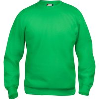 CLIQUE Basic Roundneck Sweatshirt Kinder 605 - apfelgrün 120 cm von CLIQUE