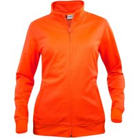 CLIQUE Basic Sweatjacke Damen 170 - visibility orange XL von CLIQUE