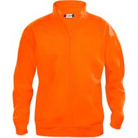 CLIQUE Basic Sweatjacke Herren 170 - visibility orange XXL von CLIQUE