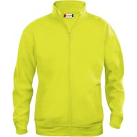 CLIQUE Basic Sweatjacke Kinder 11 - leuchtgelb 100 cm von CLIQUE