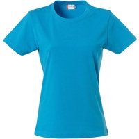 CLIQUE Basic T-Shirt Damen 54 - türkis XXL von CLIQUE