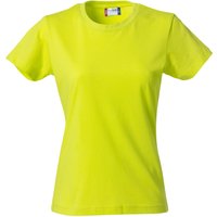 CLIQUE Basic T-Shirt Damen 600 - signalgrün L von CLIQUE