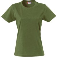 CLIQUE Basic T-Shirt Damen 71 - army grün S von CLIQUE