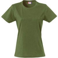 CLIQUE Basic T-Shirt Damen 71 - army grün XS von CLIQUE