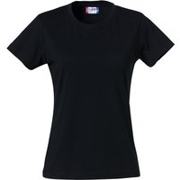 CLIQUE Basic T-Shirt Damen 99 - schwarz L von CLIQUE