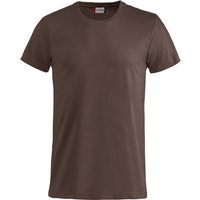 CLIQUE Basic T-Shirt Herren 825 - dunkles mocca L von CLIQUE