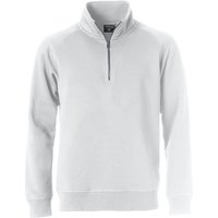 CLIQUE Classic 1/2-Zip Sweatshirt 00 - weiß XS von CLIQUE