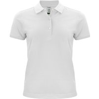 CLIQUE Classic Bio-Baumwoll Poloshirt Damen 00 - weiß M von CLIQUE