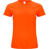 CLIQUE Classic Bio-Baumwoll T-Shirt Damen 175 - orange M von CLIQUE