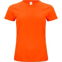 CLIQUE Classic Bio-Baumwoll T-Shirt Damen 175 - orange XXL von CLIQUE