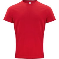 CLIQUE Classic Bio-Baumwoll T-Shirt Herren 35 - rot L von CLIQUE
