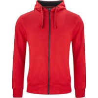 CLIQUE Classic Kapuzenjacke Herren 35 - rot M von CLIQUE