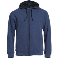 CLIQUE Classic Kapuzenjacke Herren 565 - blau meliert 3XL von CLIQUE