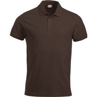 CLIQUE Classic Lincoln Poloshirt Herren 825 - dunkles mocca XS von CLIQUE