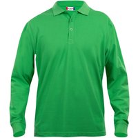 CLIQUE Classic Lincoln langarm Poloshirt Herren 605 - apfelgrün XS von CLIQUE