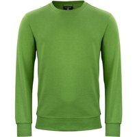 CLIQUE Classic Roundneck Sweatshirt 676 - grün meliert XXL von CLIQUE
