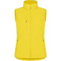 CLIQUE Classic Softshellweste Damen 10 - gelb XL von CLIQUE