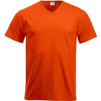 CLIQUE Fashion V-Neck T-Shirt 18 - blutorange L von CLIQUE