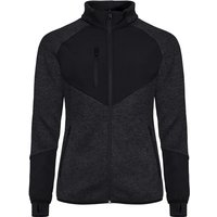 CLIQUE Haines Fleecejacke Damen 99 - schwarz M von CLIQUE