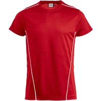 CLIQUE Ice Sportshirt 3500 - rot/weiß L von CLIQUE
