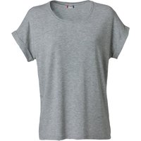 CLIQUE Katy T-Shirt Damen 95 - grau meliert XXL von CLIQUE